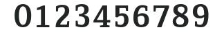 ZineSerifDis-MediumRomanTf numbers preview