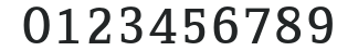 ZineSerifDis-RegularRomanTf numbers preview