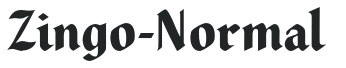 Zingo-Normal letters preview